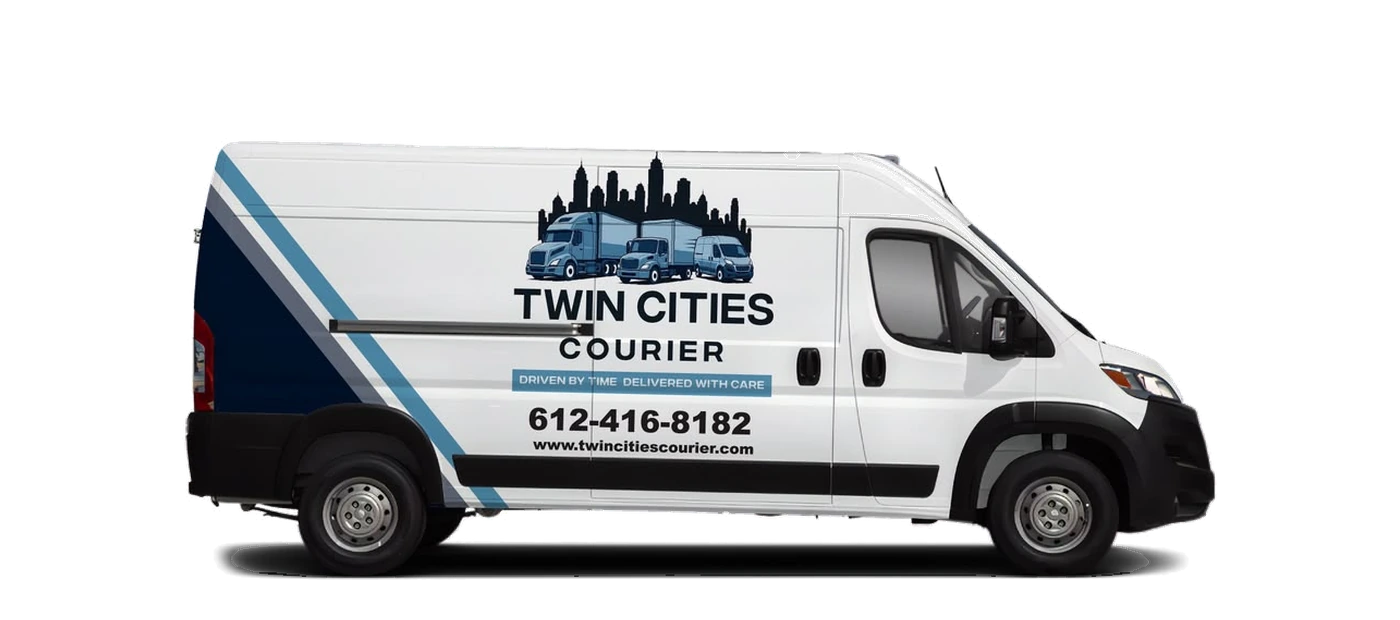 Twin Cities Courier cargo van